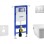 Комплект для унитаза Geberit Duofix и унитазом Tece One Rimless с функцией биде, с крышкой SoftClose, кнопка Sigma30 Matt Chrome