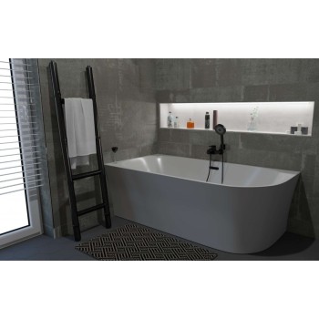 Brīvi stāvoša vanna Kielle Idolio 170x80cm, akrila, kreisā puse, balta 1122453L0