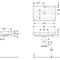 Раковина для ванной Geberit iCon 75x49 см Белый 124575600