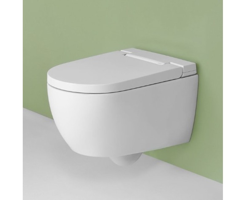 Piekaramais pods ar bide funkciju GEBERIT AquaClean Alba KeraTect ar SoftClose Vāku