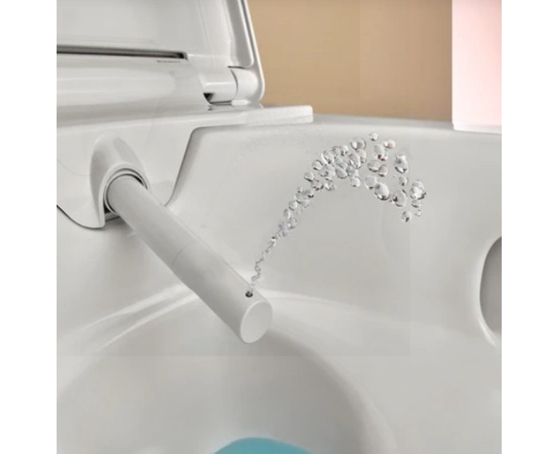 Piekaramais pods ar bide funkciju GEBERIT AquaClean Alba KeraTect ar SoftClose Vāku