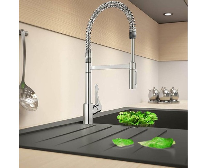 Virtuvinis kranas Hansgrohe Cento XXL Semi-Pro, 2jet lankstus išleidimas, Chromuotas 14806000