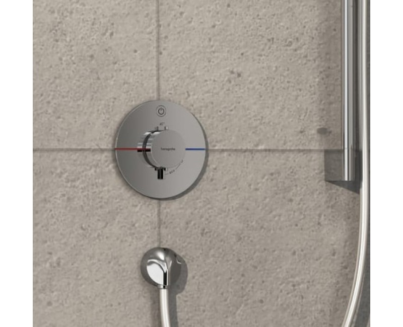 Dušas maisītājs Hansgrohe ShowerSelect Comfort S  iebūvējams ar termostatu Hromēts 15553000