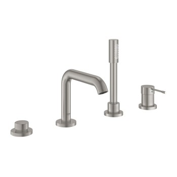 Vonios / Dušo maišytuvas Grohe Essence ant vonios krašto, supersteel 19578DC1