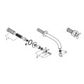 Grohe Atrio встраиваемый смеситель для раковины, 3 выхода, хром 20164003