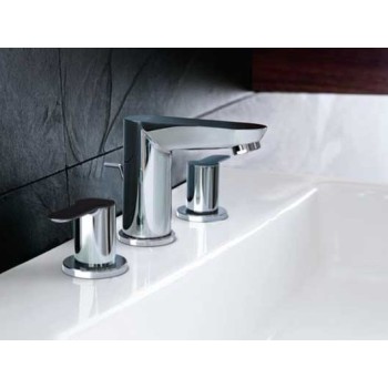 Grohe BauEdge встраиваемый смеситель для раковины с pop up клапаном, хром 20197000