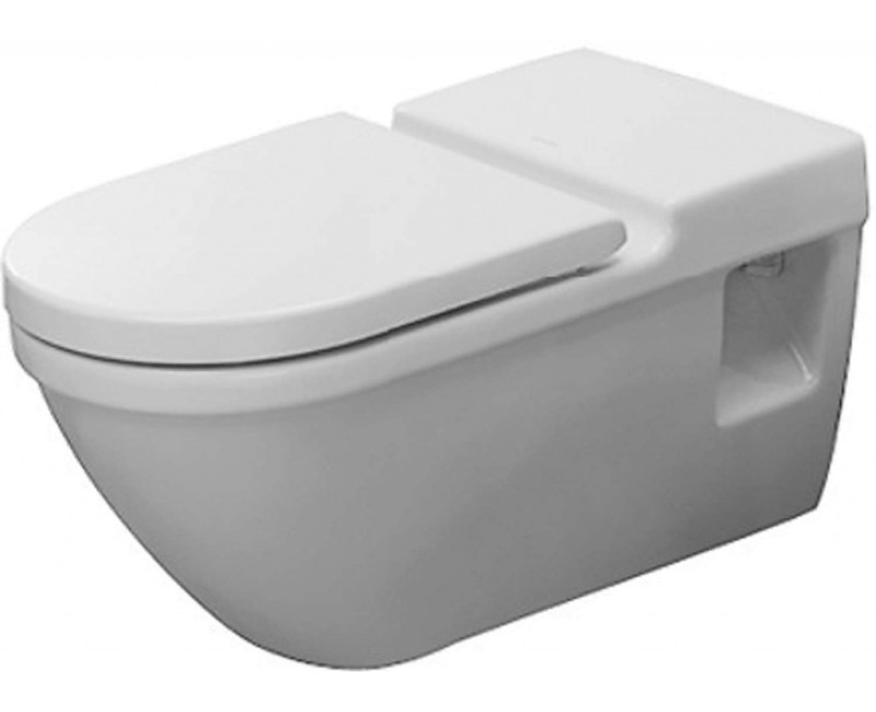 Piekaramais pods Duravit Starck 3, bez vāka, Balts