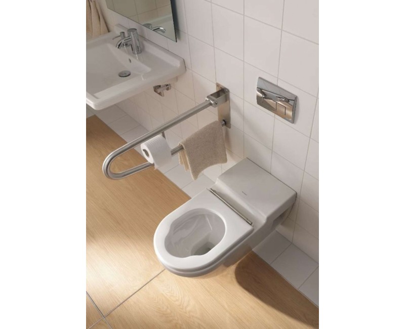 Piekaramais pods Duravit Starck 3, bez vāka, Balts