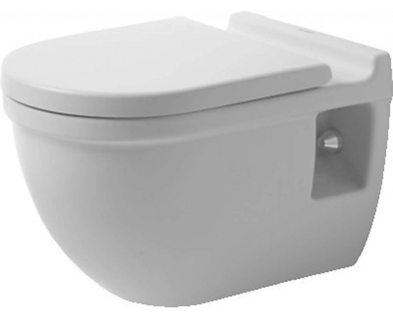 Piekaramais pods Duravit Starck 3 Comfort WonderGliss bez vāka, Balts