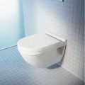 Piekaramais pods Duravit Starck 3 Comfort WonderGliss bez vāka, Balts