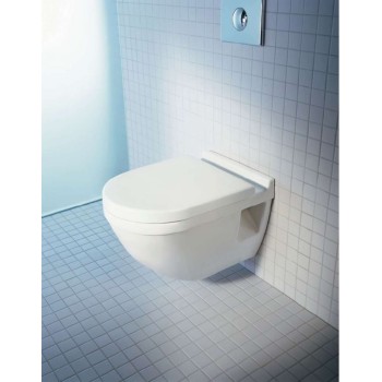 Piekaramais pods Duravit Starck 3 Comfort WonderGliss bez vāka, Balts