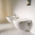 Piekaramais pods Duravit Starck 3 Comfort WonderGliss bez vāka, Balts
