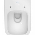Pakabinamas tualetas Duravit Happy Rimless D.2 WonderGliss, be dangčio, Baltas
