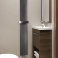 Полотенцесушитель / Радиатор Sapho Ridea Othello Mono Slim 30x189 см, 430 Вт, матовый черный 2301189030SN