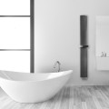 Полотенцесушитель / Радиатор Sapho Ridea Othello Mono Slim 30x189 см, 430 Вт, матовый черный 2301189030SN