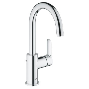 Grohe BauEdge L-size смеситель для раковины с pop up клапаном, хром 23093000