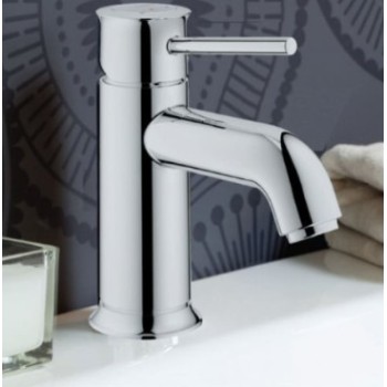Grohe BauClassic смеситель для раковины с pop up клапаном, хром 23161000