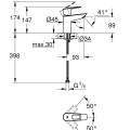Смеситель для раковины Grohe BauLoop S-Size, хром 23337001