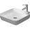Vannas istabas izlietne Duravit Cape Cod DuraCeram®, WonderGliss 46x46cm, uz virsmas, Balta
