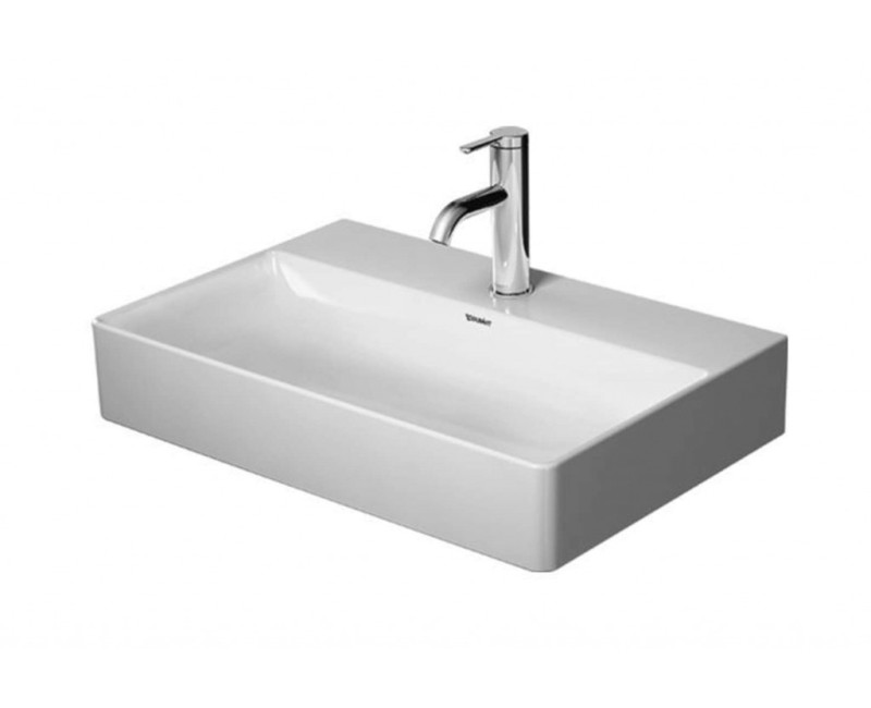 Раковина для ванной Duravit DuraSquare WonderGliss, DuraCeram® 60x47 см, белый