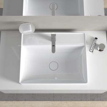 Vannas istabas izlietne Duravit DuraSquare 60x40cm Balta