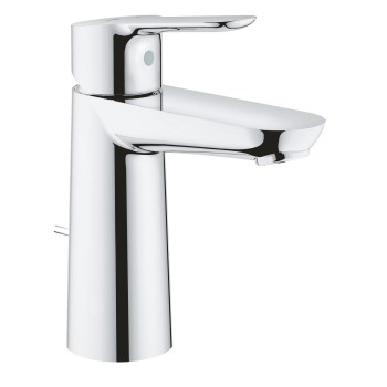 Grohe BauEdge M-size смеситель для раковины с pop up клапаном, хром 23758000