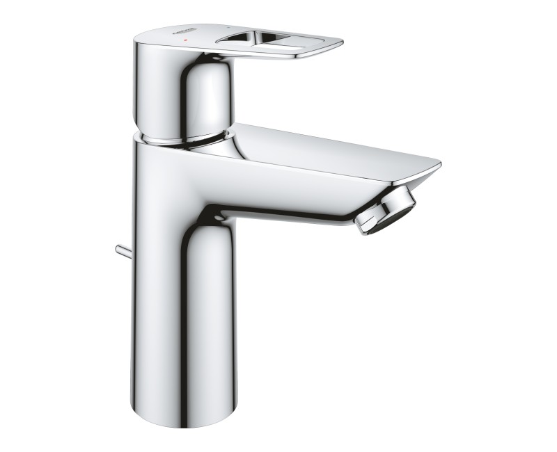 Grohe BauLoop M-Size смеситель для раковины с pop up клапаном, хром 23885001