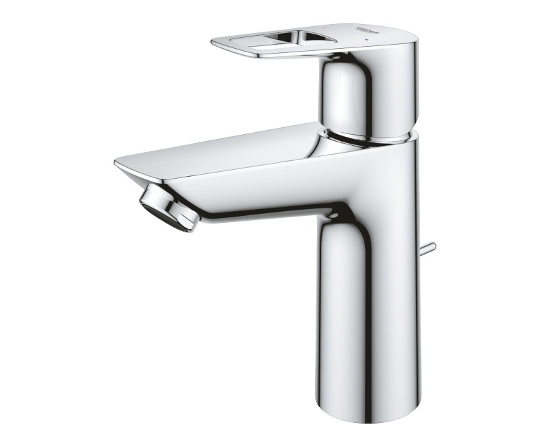 Grohe BauLoop M-Size смеситель для раковины с pop up клапаном, хром 23885001