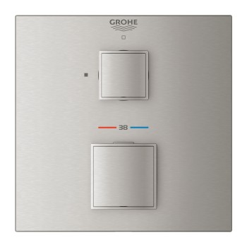 Vannas / Dušas maisītājs Grohe Grohtherm Cube iebūvējams, ar termostatu supersteel  24153DC0