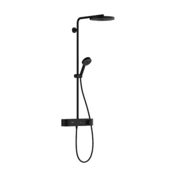 Dušas sistēma Hansgrohe Pulsify S Showerpipe 260 1jet EcoSmart 24221670 Melns Matēts