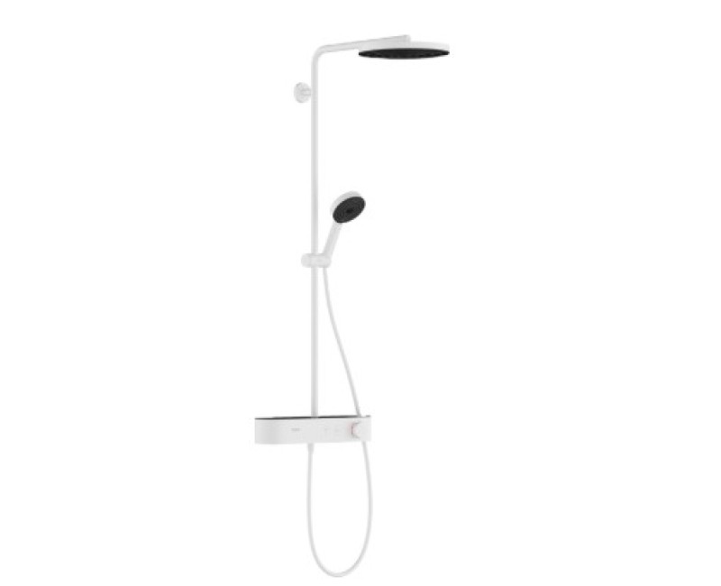 Dušo sistema Hansgrohe Pulsify S Showerpipe 260 1jet EcoSmart 24221700 baltas matinė