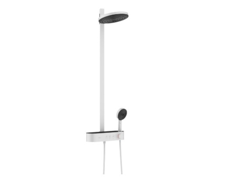Dušo sistema Hansgrohe Pulsify S Showerpipe 260 2jet 24240700 balta matinė