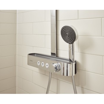 Dušas sistēma Hansgrohe Pulsify S Showerpipe 260 2jet 24241000 EcoSmart,Hromēta
