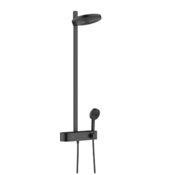 Dušas sistēma Hansgrohe Pulsify S Showerpipe 260 2jet EcoSmart Melns Matēts 24241670