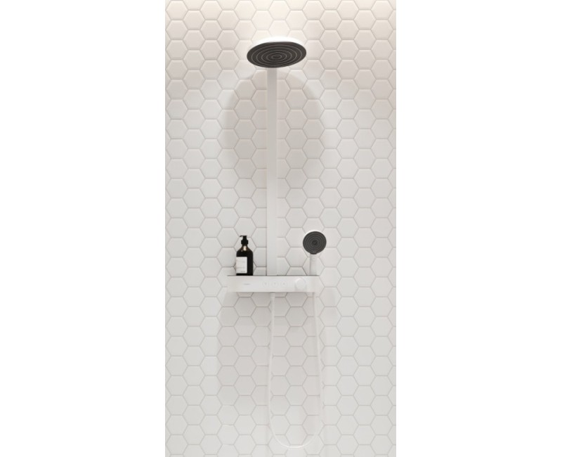 Dušo sistema Hansgrohe Pulsify S Showerpipe 260 2jet EcoSmart 24241700 Baltas Matinis