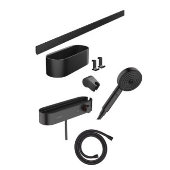 Dušas komplekts Hansgrohe WallStoris Bundle hand shower 105 3jet Activation EcoSmart Ar Termostatu 24250670