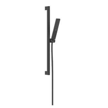 Dušas komplekts Hansgrohe Pulsify E 1jet EcoSmart+Unica 650 24371670 Melns Matēts