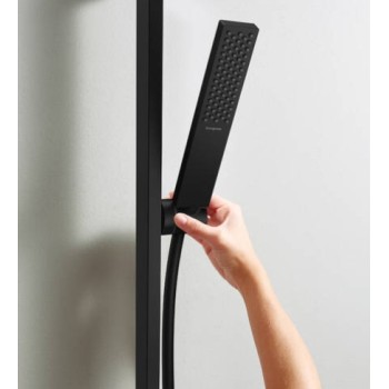 Dušas komplekts Hansgrohe Pulsify E 1jet EcoSmart+Unica 650 24371670 Melns Matēts