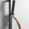 Dušas komplekts Hansgrohe  Pulsify E 1jet EcoSmart+Unica 650 24371670 Melns Matēts