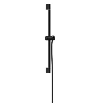Dušo komplektas Hansgrohe Unica Pulsify dušo stovas 650mm su dušo žarna 160cm 24400670 Juodas matinė