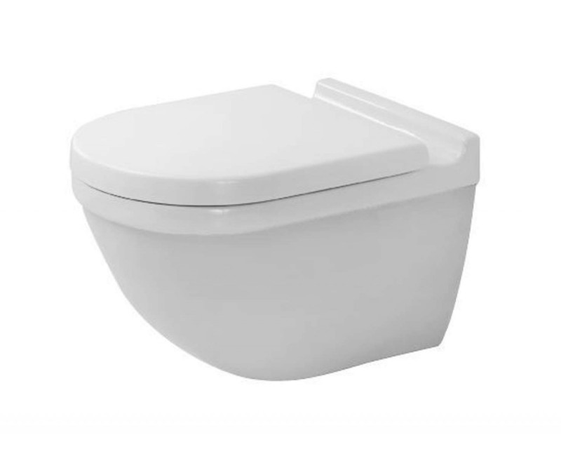 Piekaramais pods Duravit Starck 3 Rimless bez vāka, Balts