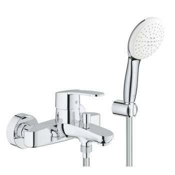 Vannos / Dušo maišytuvas Grohe Eurostyle Cosmopolitan su dušo žarna ir galvute, chromuotas 25275002