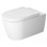 Подвесной унитаз Duravit ME by Starck WonderGliss Rimless без крышкиБелый
