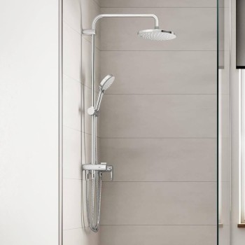 Dušas sistēma Hansgrohe Vernis Blend Showerpipe 200 1jet EcoSmart Reno  26099000 Hromēta