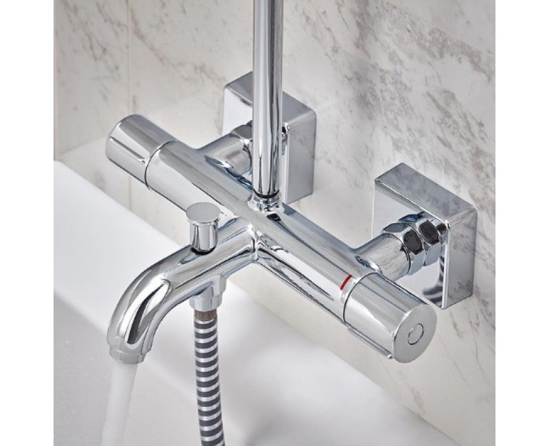 Vannas / Dušas sistēma Hansgrohe Vernis Shape 230 I, hroms