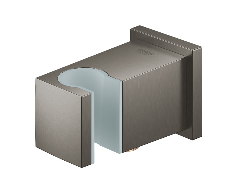 Dušas klausules turētājs / izvads GROHE Euphoria Cube PVD virsma, pulēts grafīts 26370AL0