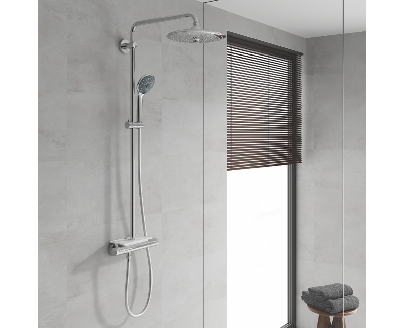 Dušas sistēma Grohe Vitalio Joy System 260 ar Termostatu Hromēts 26403001