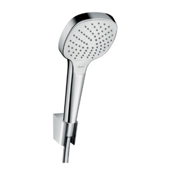 Dušas komplekts Hansgrohe Croma Select E Vario/Porter 1250mm 26425400 Balts / Hroms