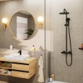Душевая система Hansgrohe hansgrohe Vernis Blend 240 1jet с термостатом 26428670 Черный матовый