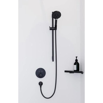 Dušo galvutė Hansgrohe Raindance Select S 120 EcoSm 26531670 Juoda matinė